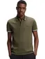 BOSS Green poloshirt groen pique normale fit