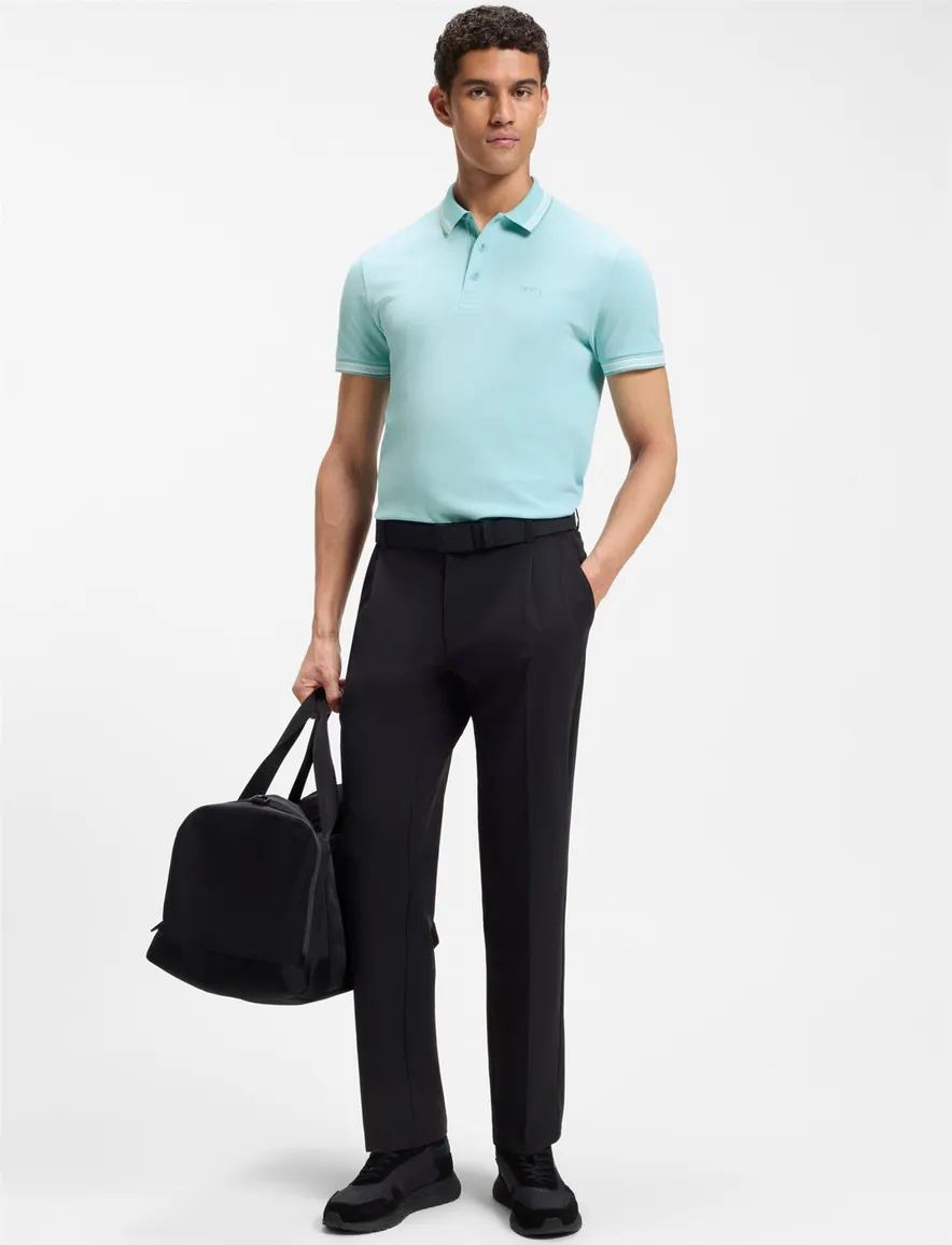 Poloshirt BOSS lichtblauw