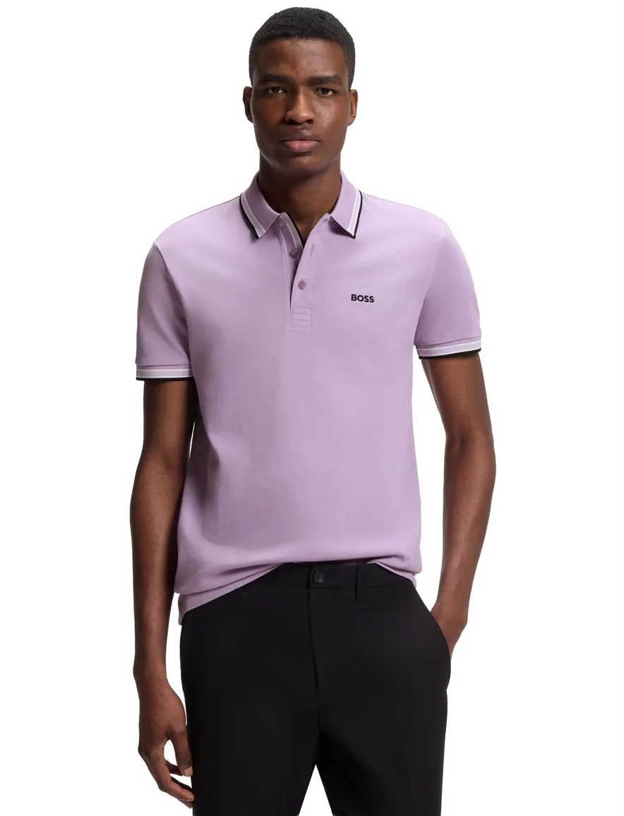 Poloshirt BOSS paars