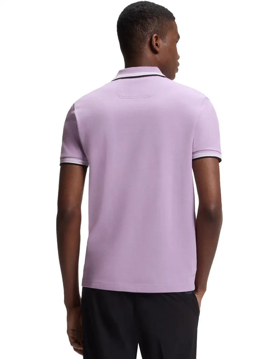 Poloshirt BOSS paars