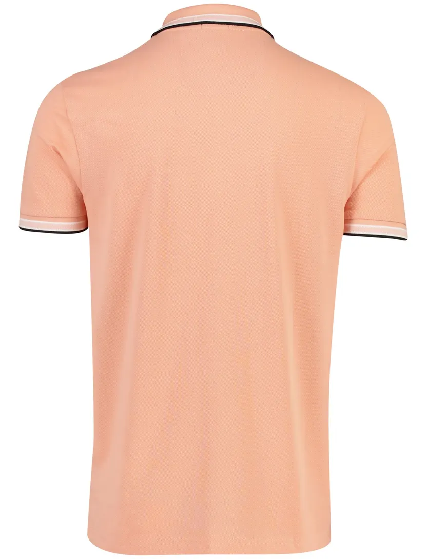Poloshirt BOSS Green oranje piqué