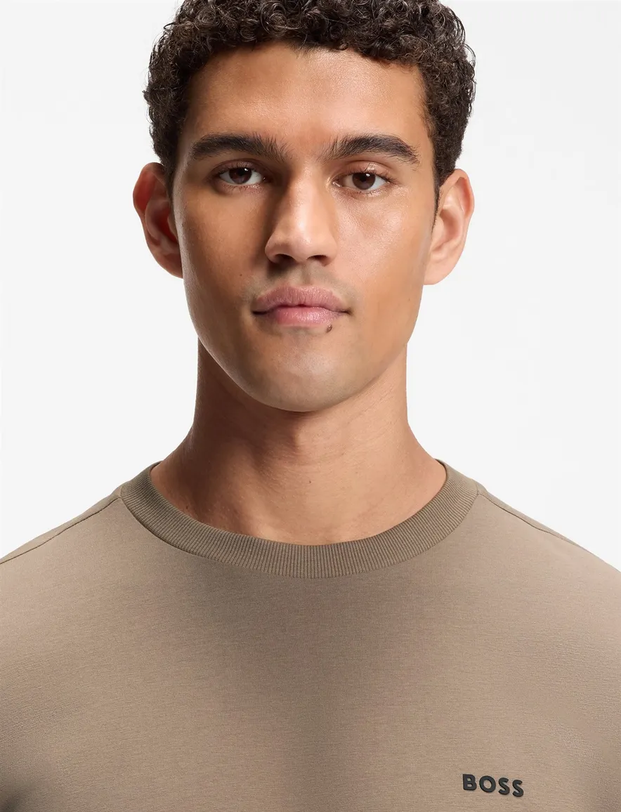 BOSS Green T-shirt korte mouw groen
