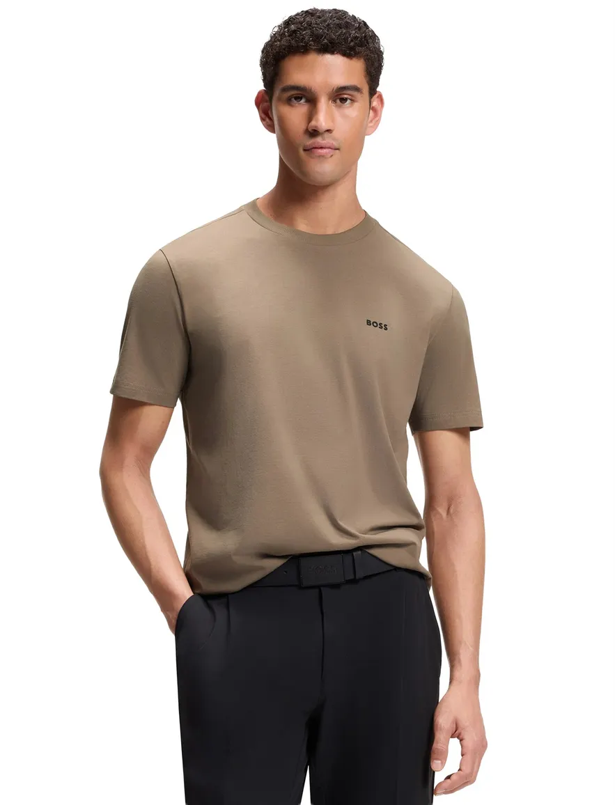 T-shirt BOSS groen
