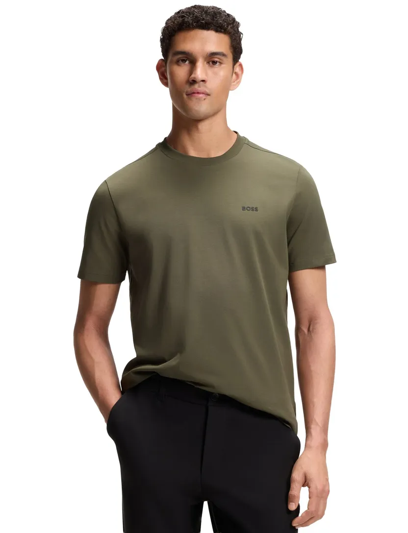 T shirts BOSS Green donkergroen