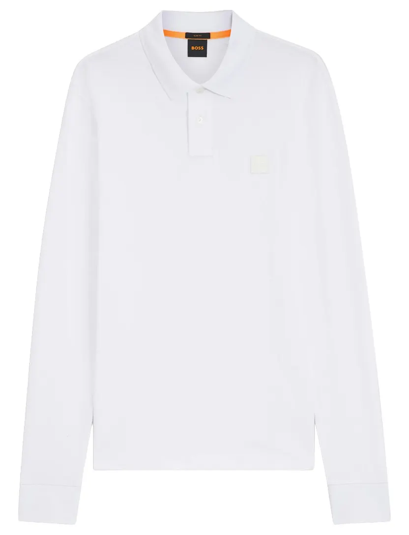 Poloshirt BOSS Orange wit
