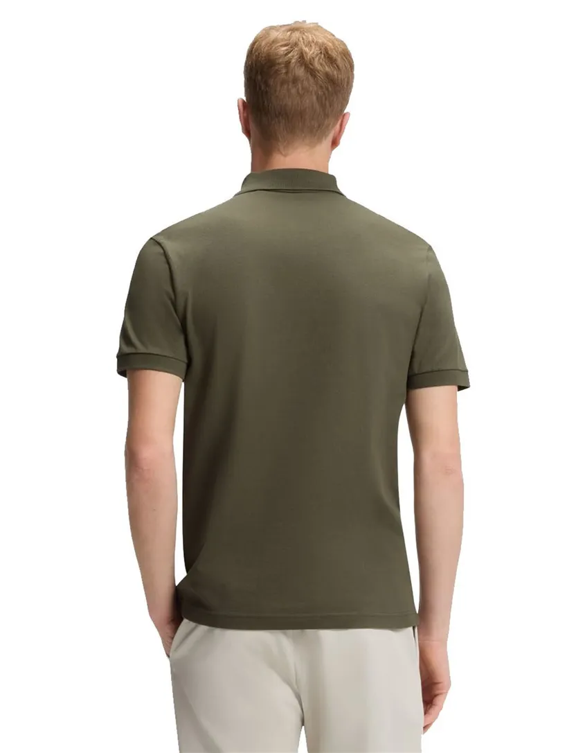 Poloshirt BOSS Orange groen piqué