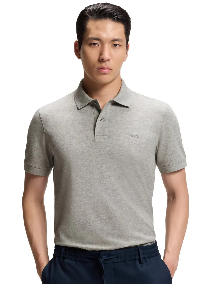Poloshirt BOSS grijs