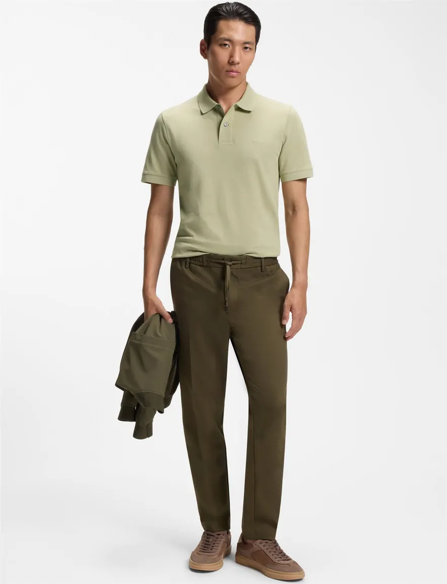 Poloshirt BOSS khaki