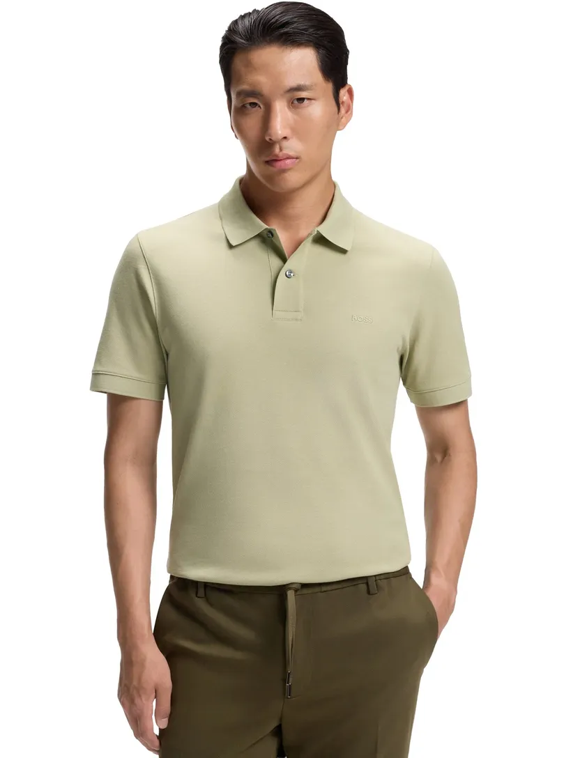 BOSS Black poloshirt khaki