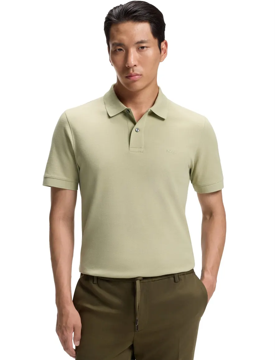 Poloshirt BOSS khaki