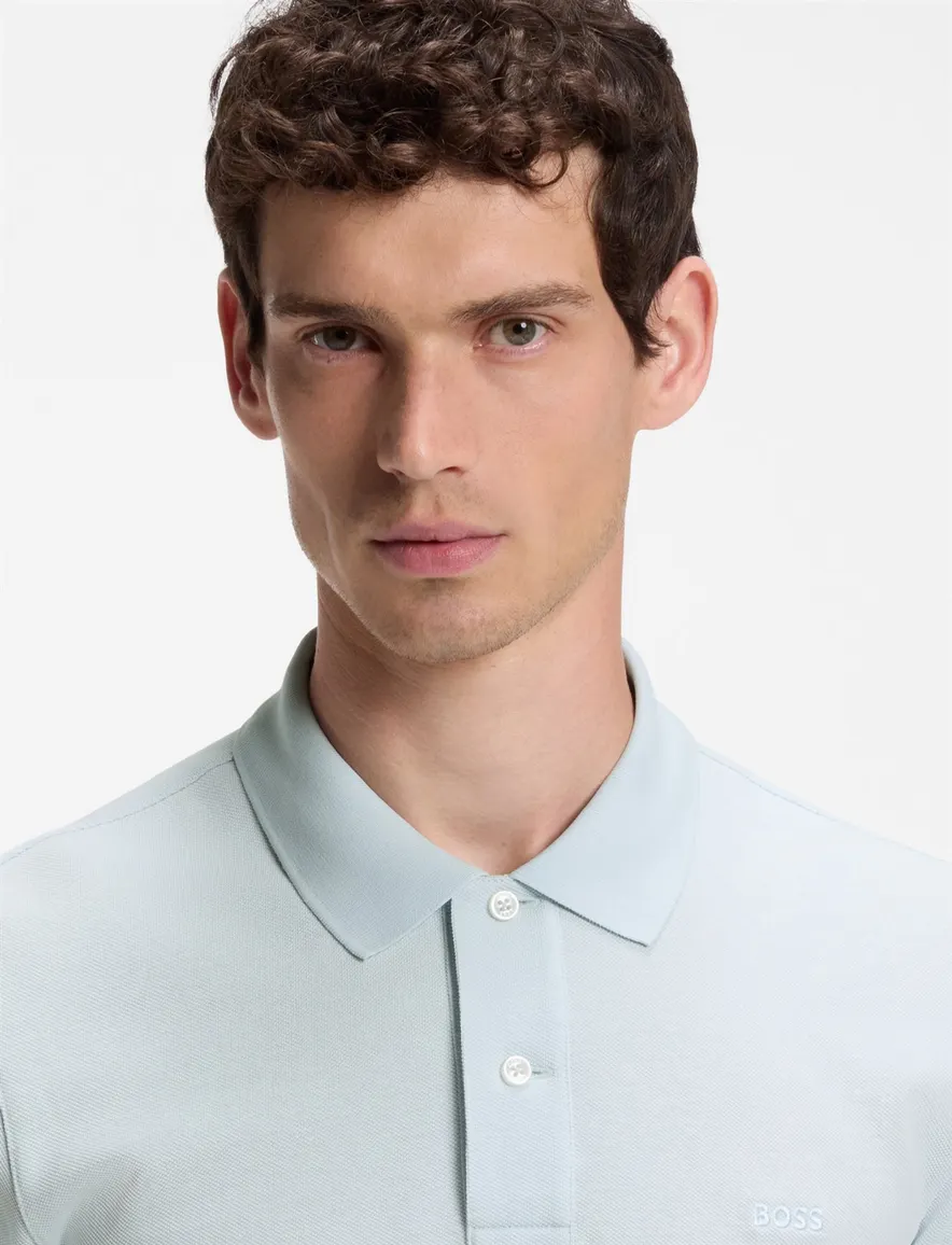 Poloshirt BOSS lichtblauw