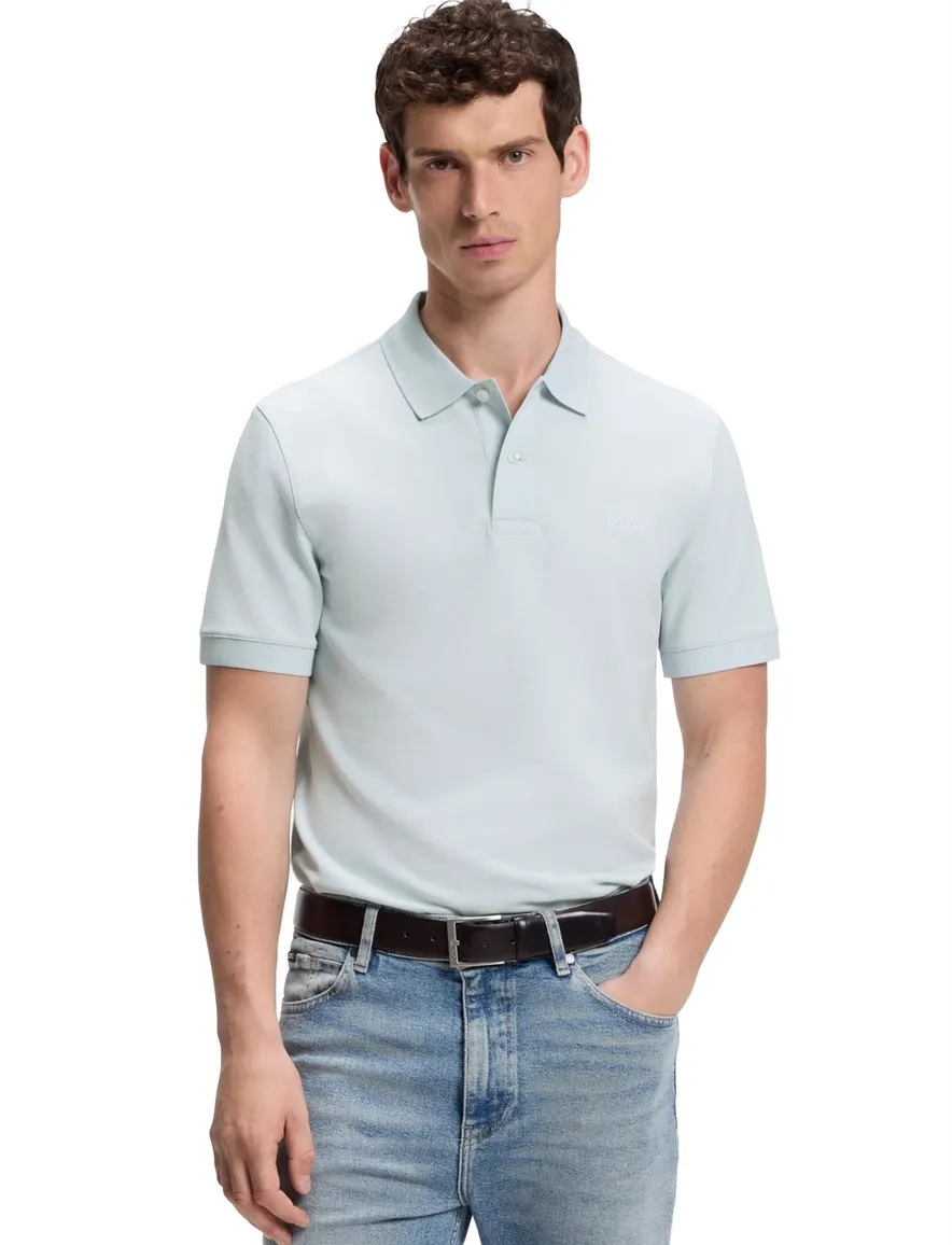 Poloshirt BOSS lichtblauw