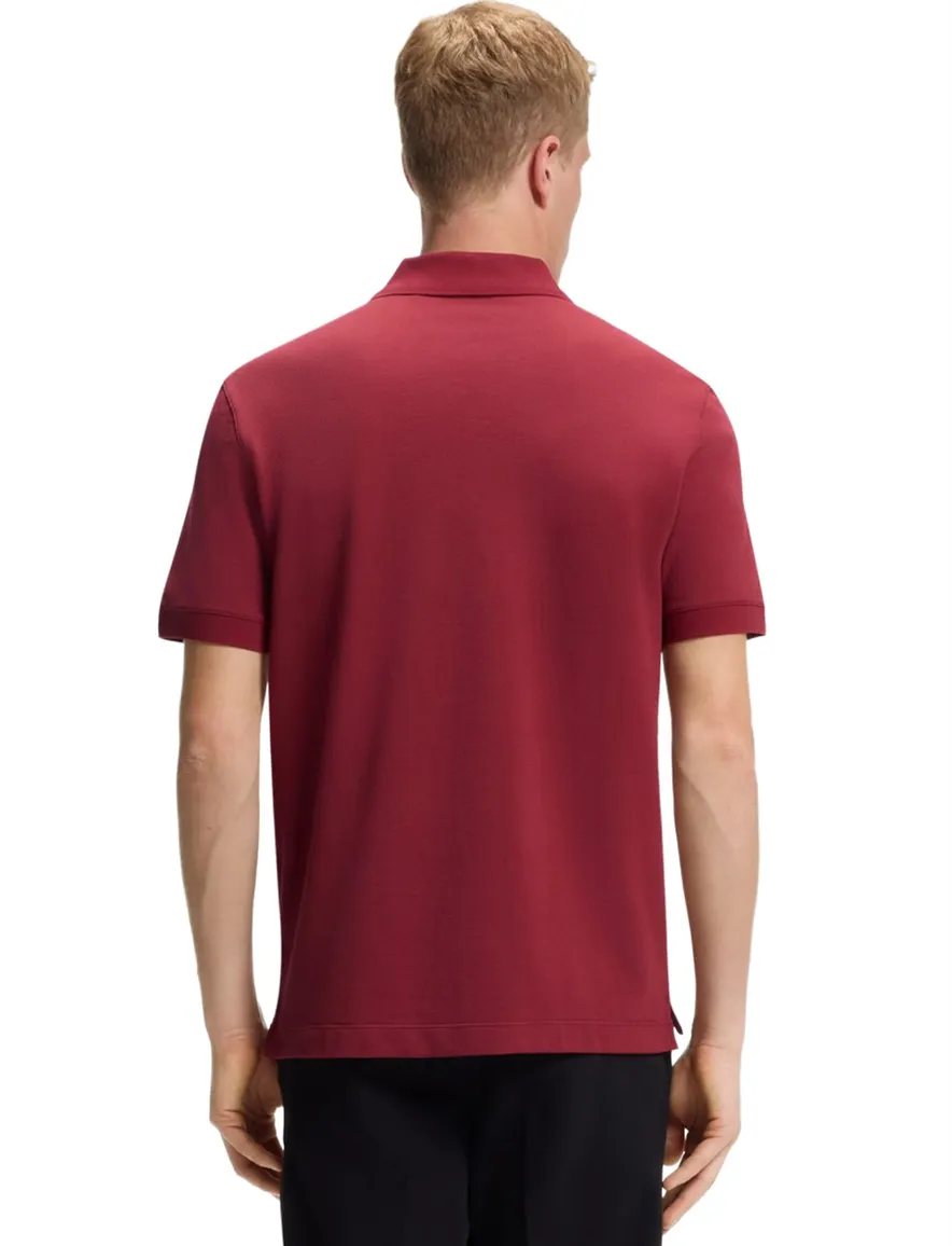 BOSS Black poloshirt rood