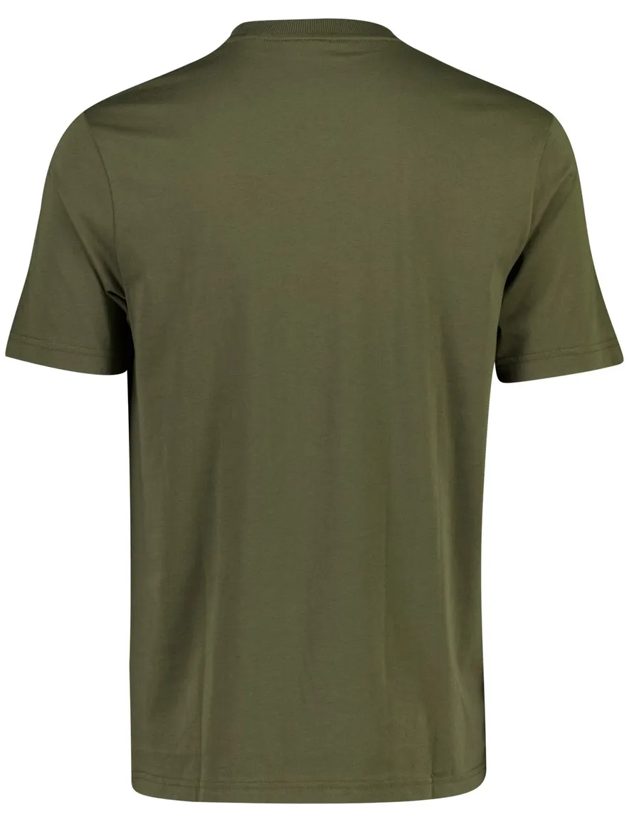 BOSS Green T shirt groen met opdruk