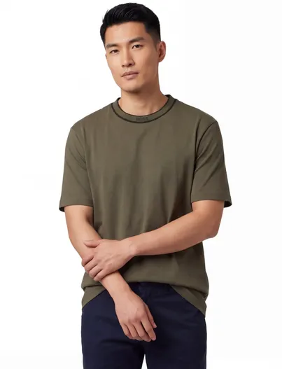 Hugo Boss BOSS Green T-shirt Groen Ronde Hals