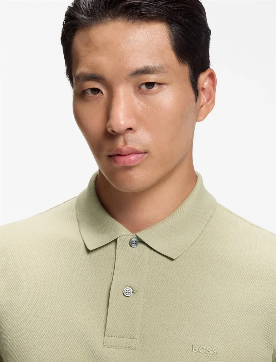 BOSS Black poloshirt khaki