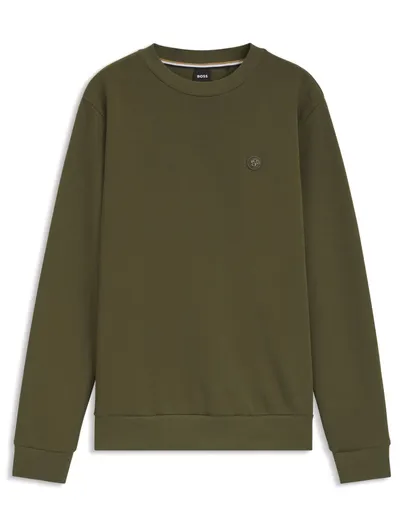 Hugo Boss Trui BOSS Black groen ronde hals