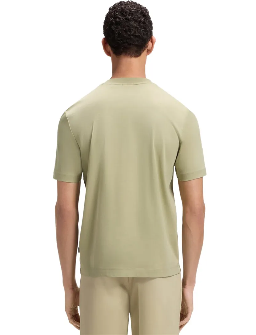 BOSS T-shirt BOSS Black khaki ronde hals