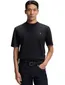 T-shirt BOSS Black donkerblauw ronde hals