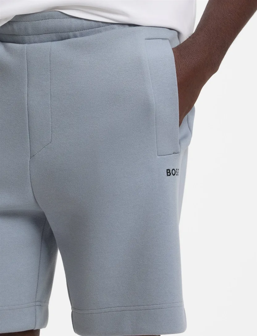 Shorts BOSS Green grijs normale fit