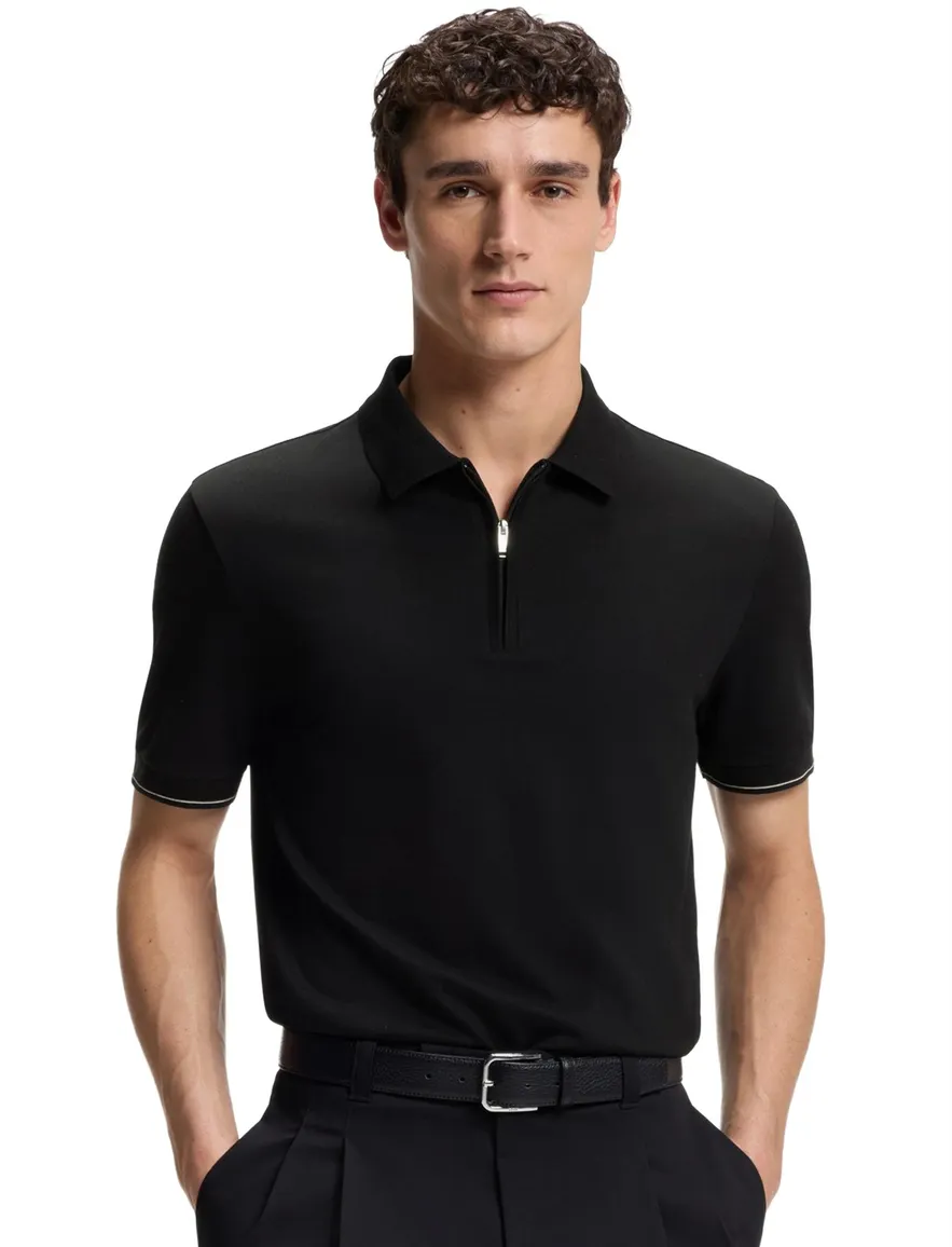 Poloshirt BOSS zwart