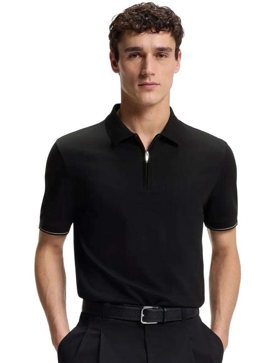 Poloshirt BOSS zwart