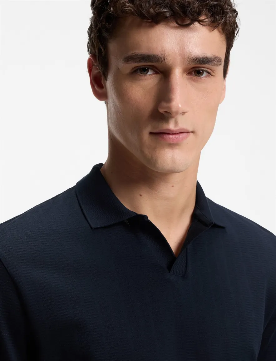 Poloshirt BOSS donkerblauw