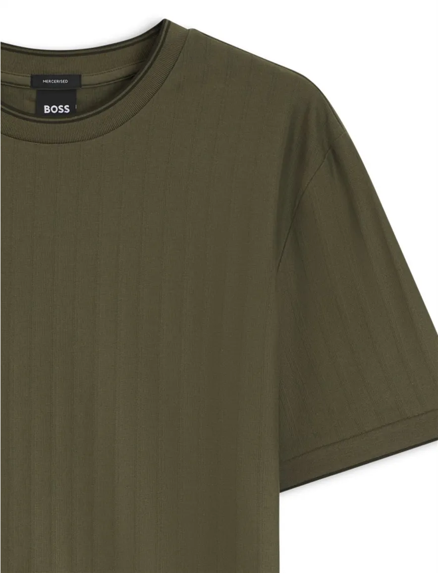 T-shirt BOSS groen