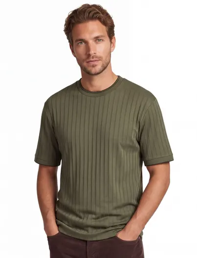Hugo Boss BOSS Black T-shirt ronde hals groen