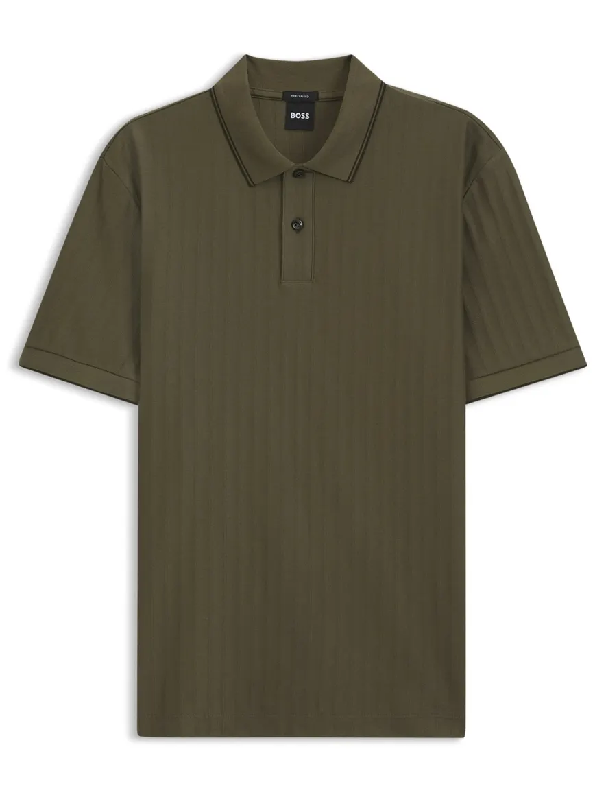 BOSS Black poloshirt groen