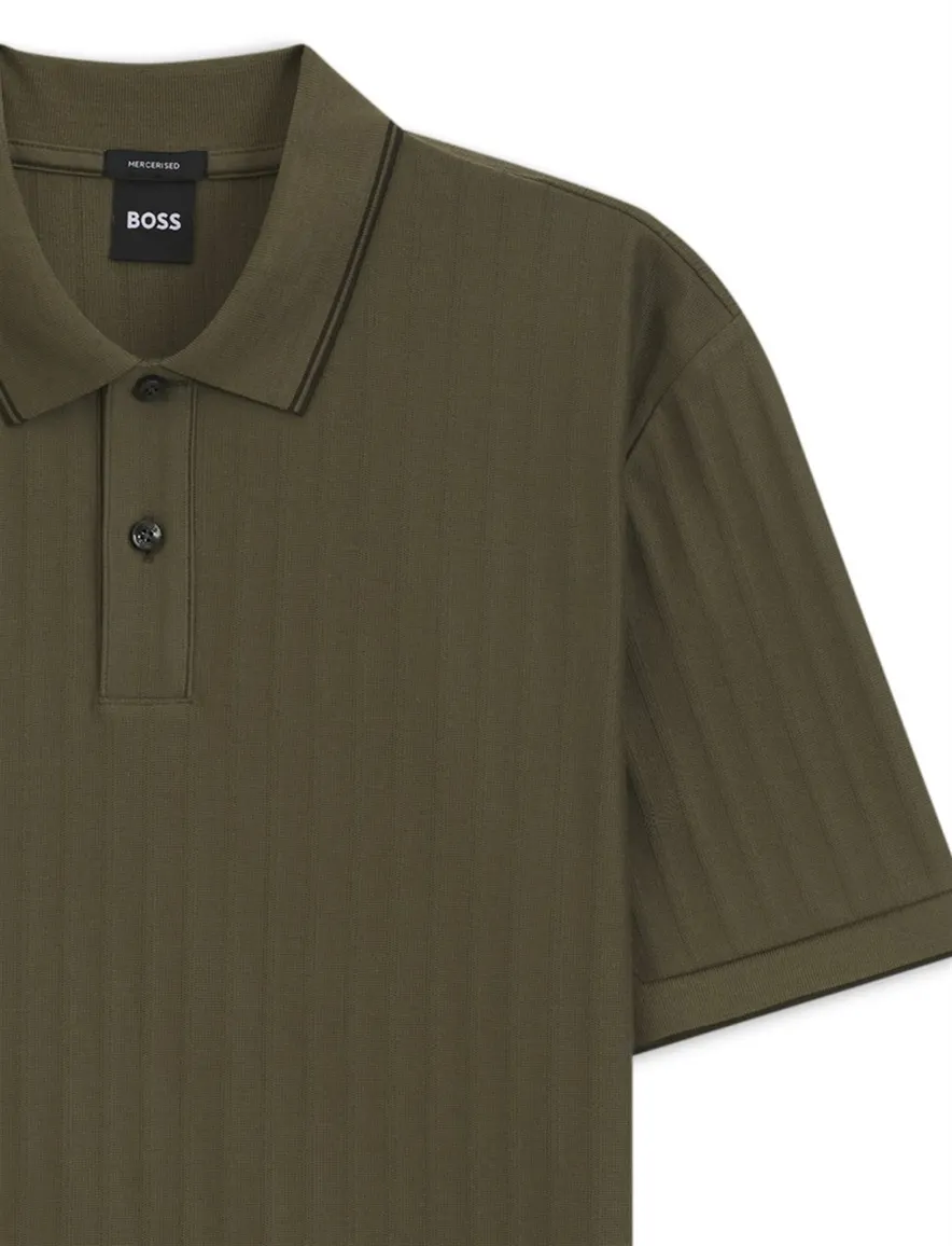 BOSS Black poloshirt groen