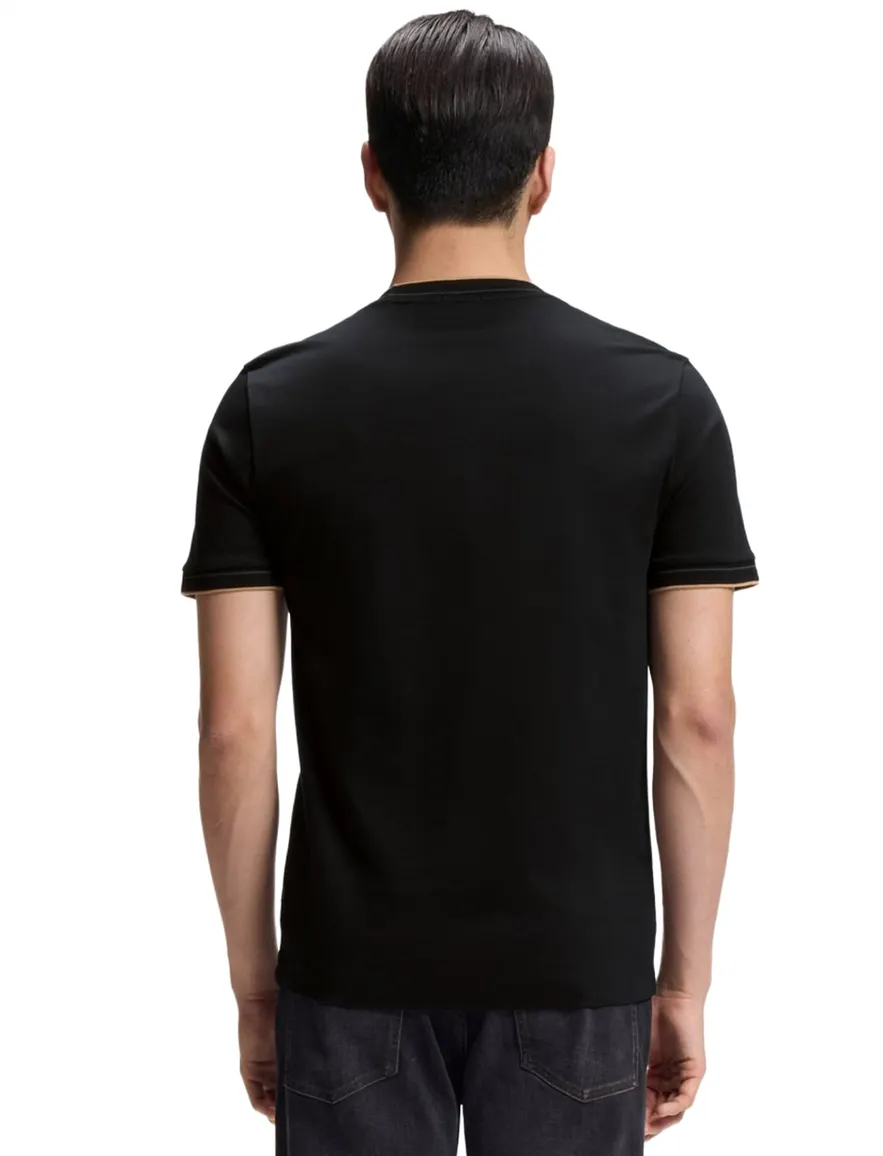 BOSS Black t-shirt ronde hals zwart