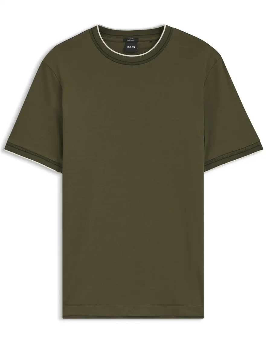 T-shirt BOSS groen