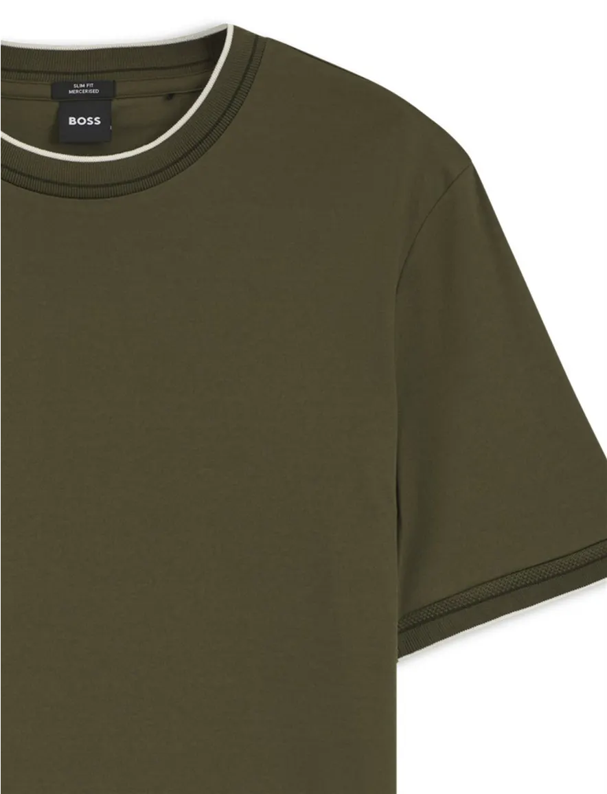 T-shirt BOSS groen