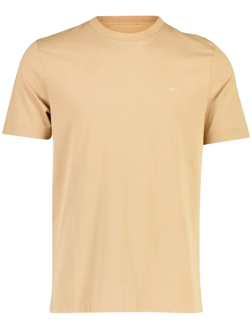 T shirts BOSS Black bruin katoen