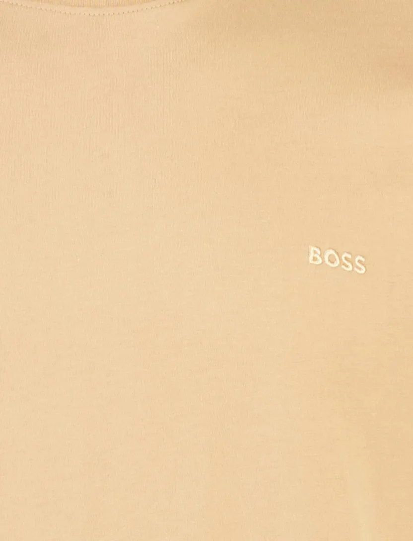 T shirts BOSS Black bruin katoen