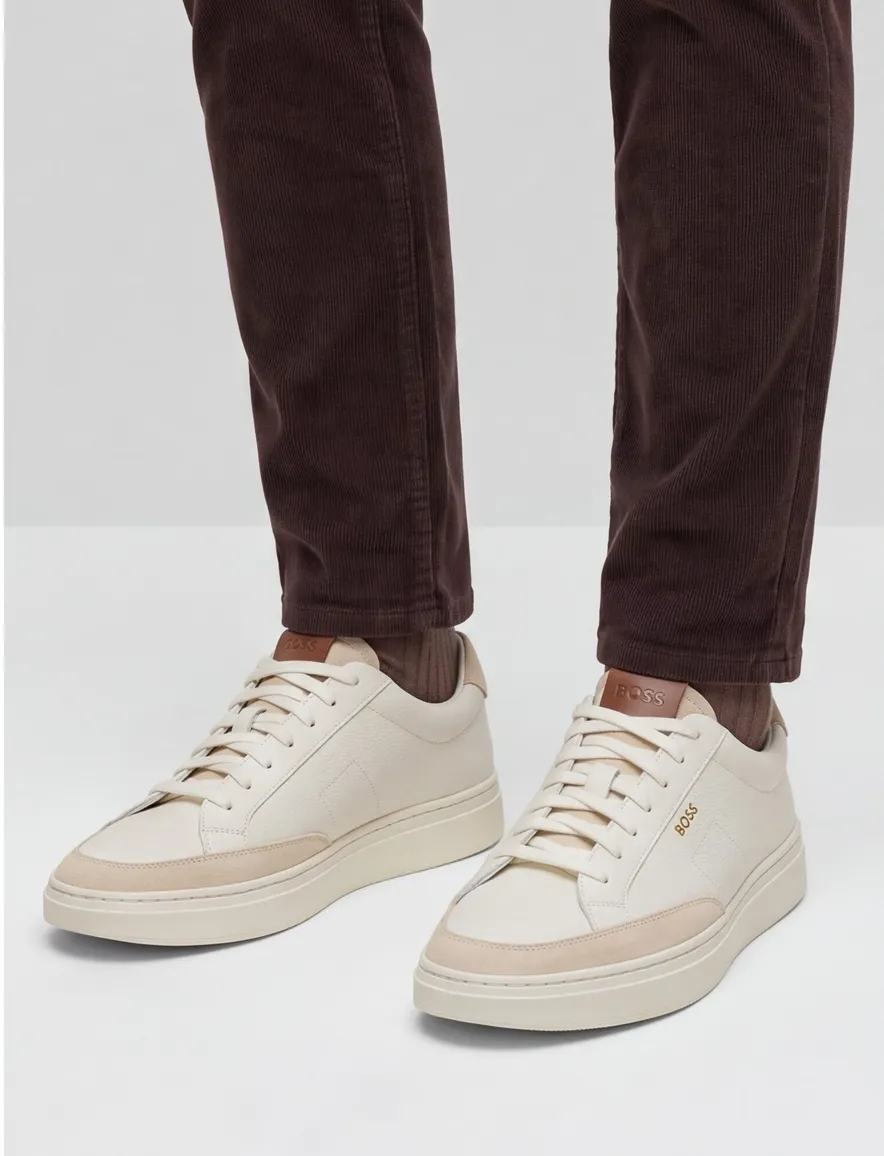 Schoenen BOSS creme