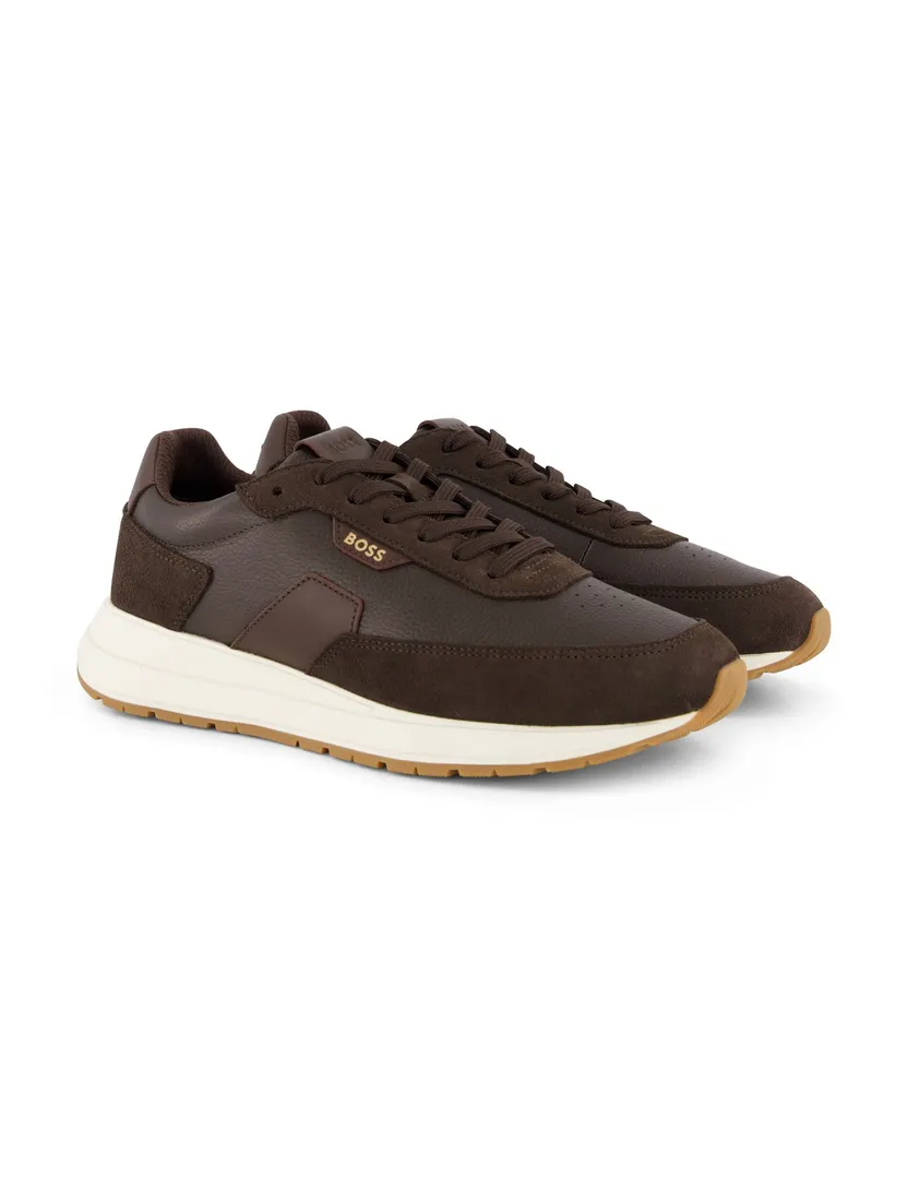 Schoenen BOSS Black bruin leer