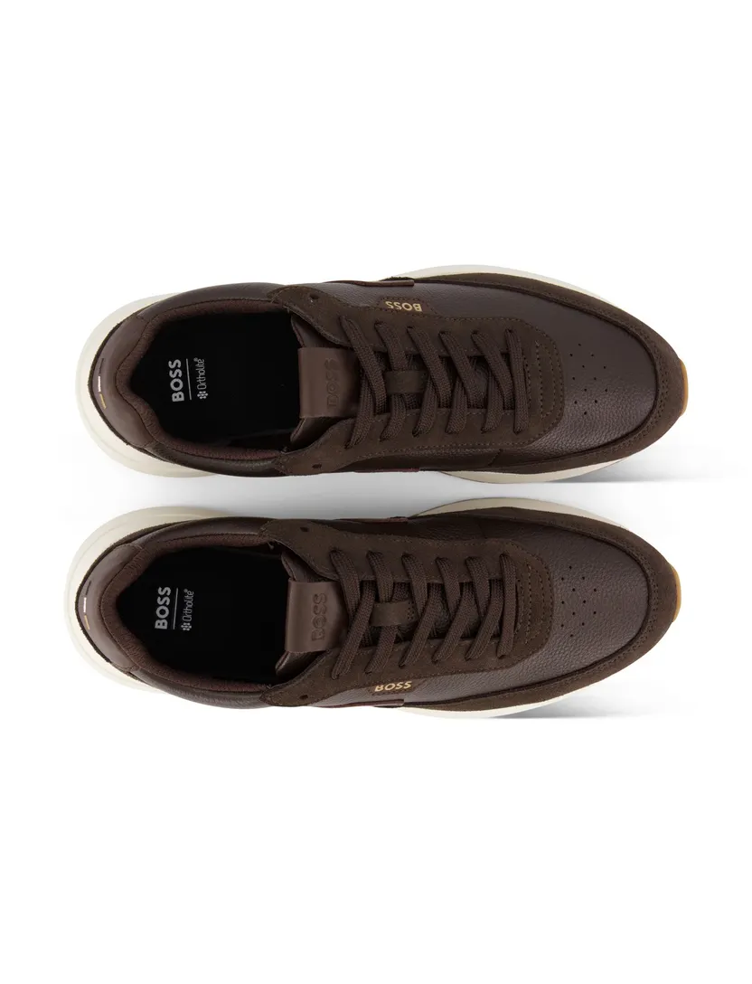 Schoenen BOSS Black bruin leer
