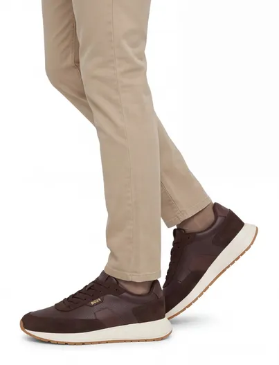 Hugo Boss Schoenen BOSS Black bruin leer