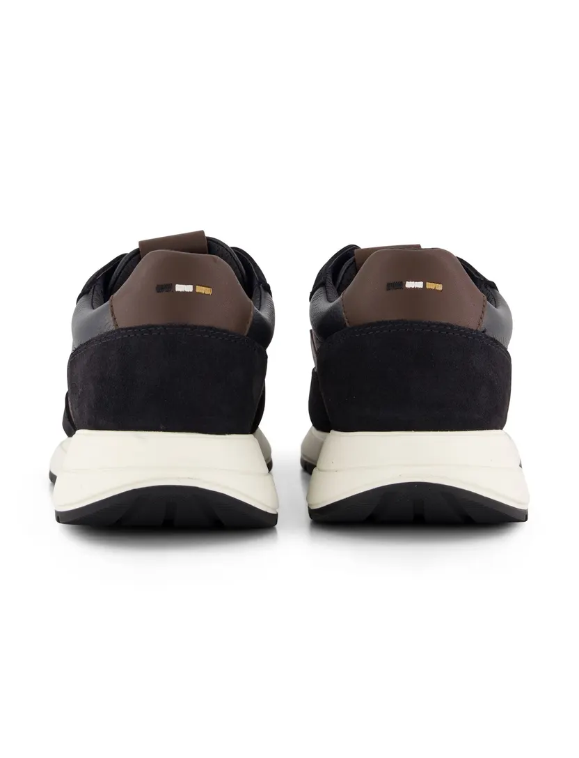 Schoenen BOSS Black donkerblauw leer