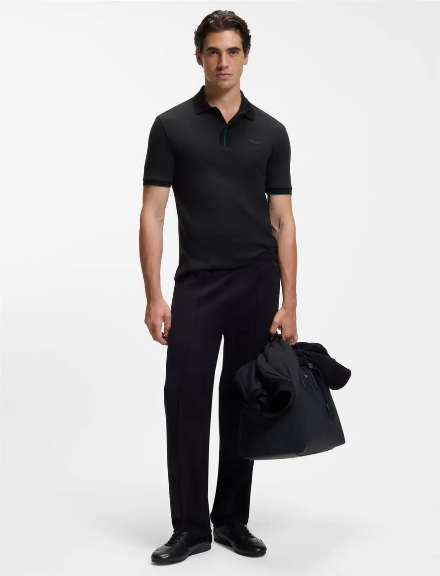 BOSS Black poloshirt zwart