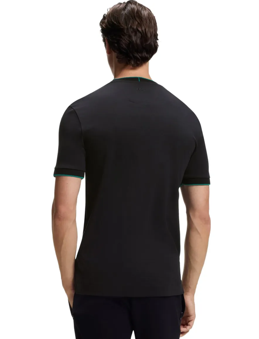 BOSS Black T-shirt ronde hals zwart BOSS x ASTON MARTIN