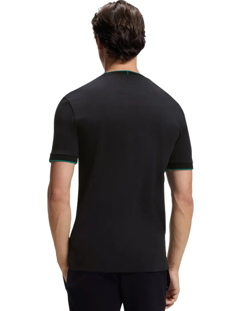 BOSS Black T-shirt zwart ronde hals BOSS x ASTON MARTIN
