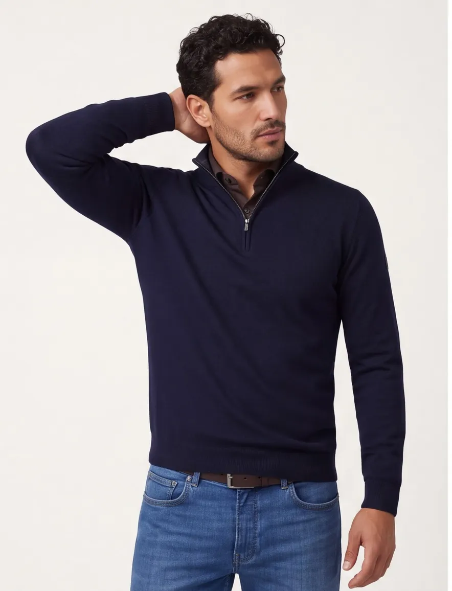 Trui Cavallaro donkerblauw 118265001-Dark Blue
