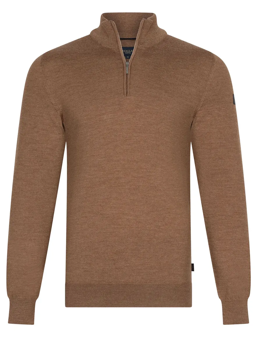 Trui Cavallaro bruin 118265001-Camel