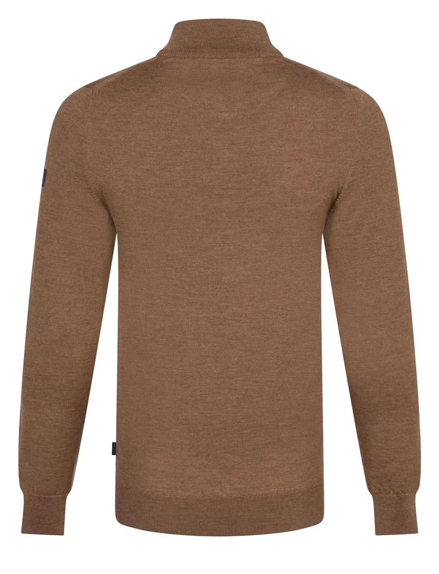 Trui Cavallaro bruin 118265001-Camel