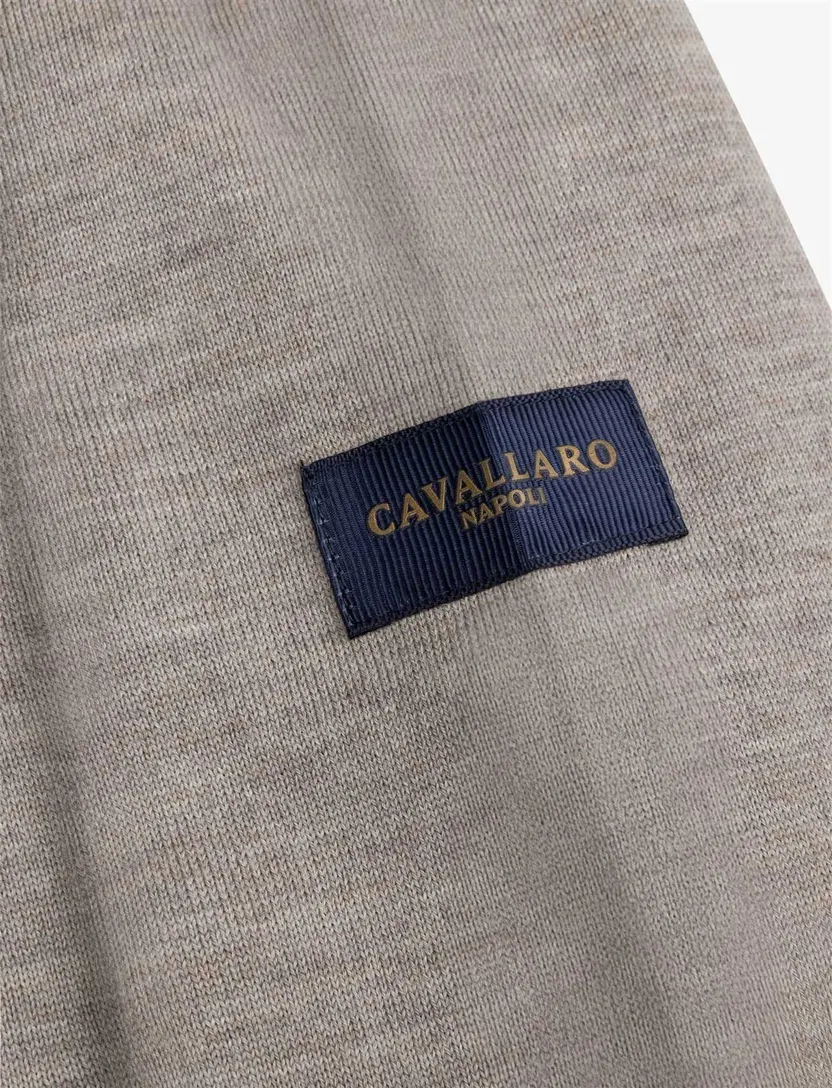 Trui Cavallaro beige merinowol