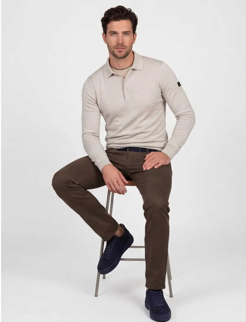Poloshirt Cavallaro beige