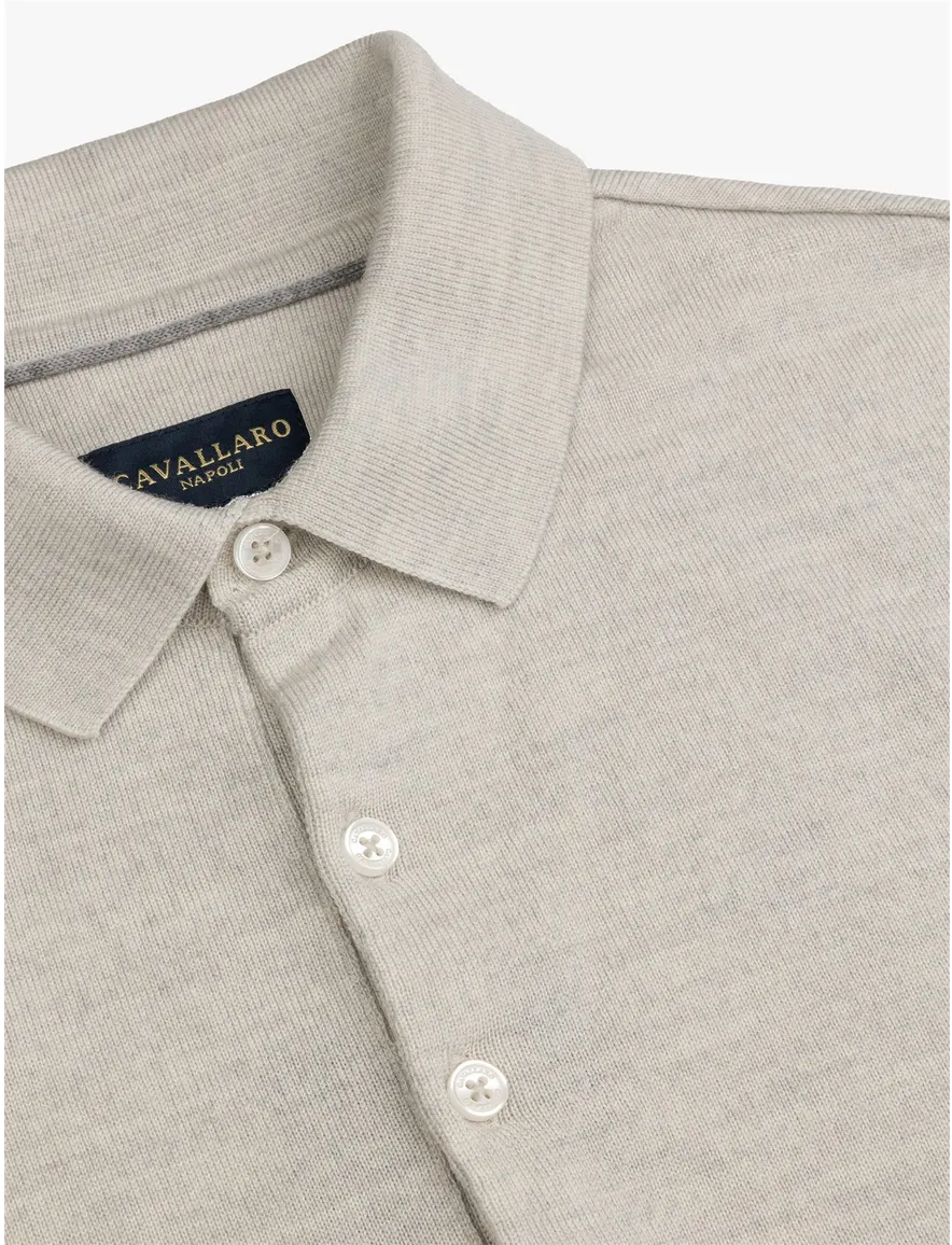 Poloshirt Cavallaro beige